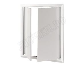 Люк пластиковый Вентс 2 створки 400*400 Люк пластиковый Вентс 2 створки 400*400