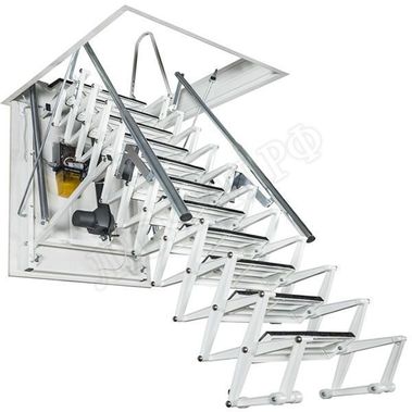 Чердачная лестница Aci Alluminio Fantozziscale Motorizzata Premium 700*1200*2710-3050 Чердачная лестница Aci Alluminio Fantozziscale Motorizzata Premium 700*1200*2710-3050