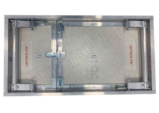 Люк под плитку Нажимной Секрет-Лайт 2 створки 750*650 Люк под плитку Нажимной Секрет-Лайт 2 створки 750*650