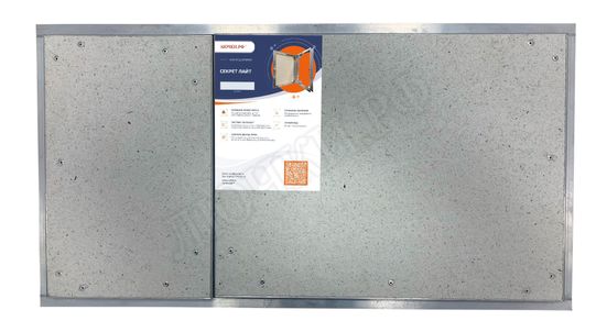 Люк под плитку Нажимной Секрет-Лайт 2 створки 750*650 Люк под плитку Нажимной Секрет-Лайт 2 створки 750*650