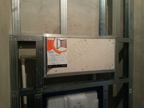 Люк под плитку Нажимной Секрет-Лайт 450*650 Люк под плитку Нажимной Секрет-Лайт 450*650