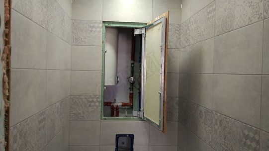 Люк под плитку Нажимной Секрет-Лайт 450*650 Люк под плитку Нажимной Секрет-Лайт 450*650