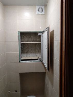 Люк под плитку Нажимной Секрет-Лайт 450*650 Люк под плитку Нажимной Секрет-Лайт 450*650