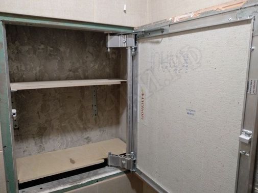 Люк под плитку Нажимной Секрет-Лайт 450*650 Люк под плитку Нажимной Секрет-Лайт 450*650