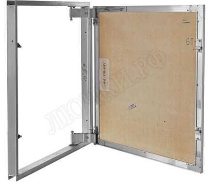 Люк под плитку Нажимной Секрет-Лайт 450*650, 1 створка Люк под плитку Нажимной Секрет-Лайт 450*650, 1 створка