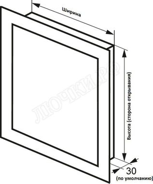 Люк сантехнический нажимной Бабушкина радость :-) 100*150 Люк сантехнический нажимной Бабушкина радость :-) 100*150