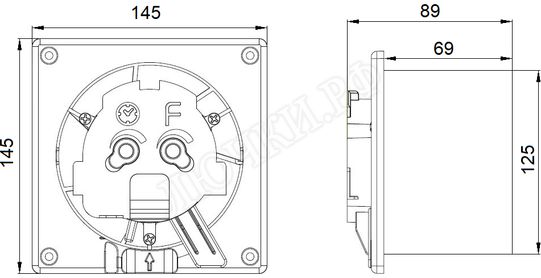Вытяжной вентилятор airRoxy DTS Вытяжной вентилятор airRoxy DTS