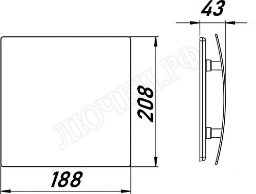 Вытяжной вентилятор Awenta System+, Turbo, 125, KWT125M, PES125, Серебро, пластик Вытяжной вентилятор Awenta System+, Turbo, 125, KWT125M, PES125, Серебро, пластик